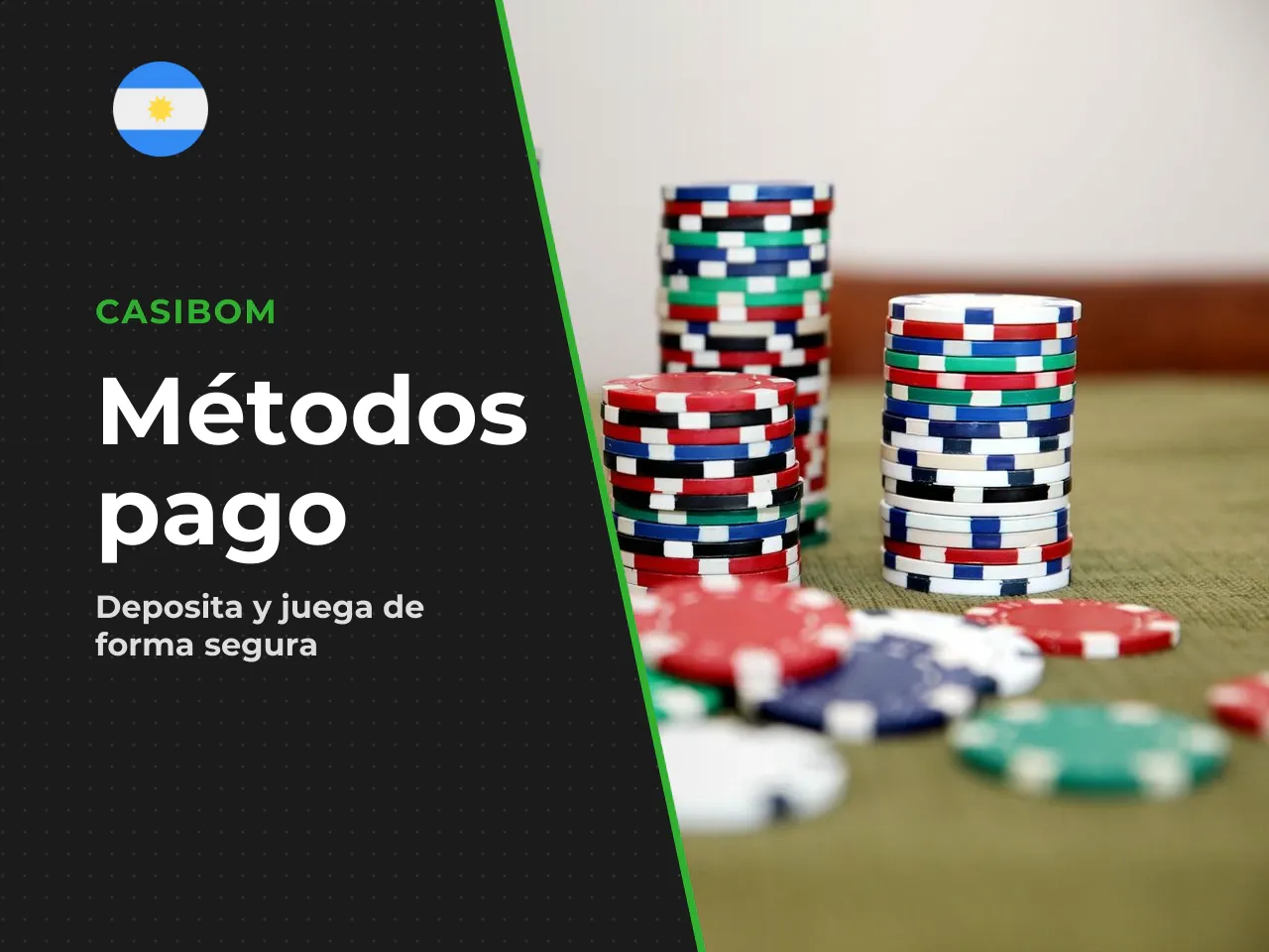 Métodos de pago y depósitos en